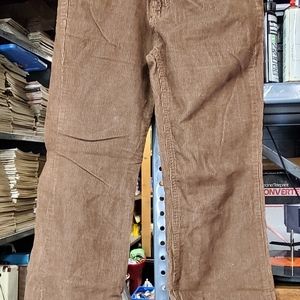Ladies Faded Glory Brown Corduroy Jeans Juniors size 7